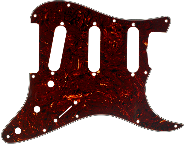Genuine Fender VINTAGE 60'S STRAT TORTOISE SHELL PICKGUARD 11-Hole