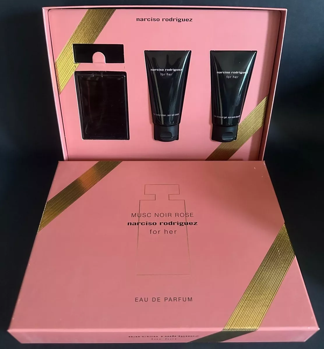 nib Narciso NOIR MUSC Rodriguez 3pc Edp Spray Her gift for | oz 1.6 eBay ROSE 50ml set