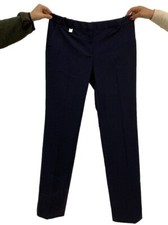 DOLCE GABBANA BLUE PANTS SIZE 46 WOOL LOGO MADE IN TUNISIA #P1