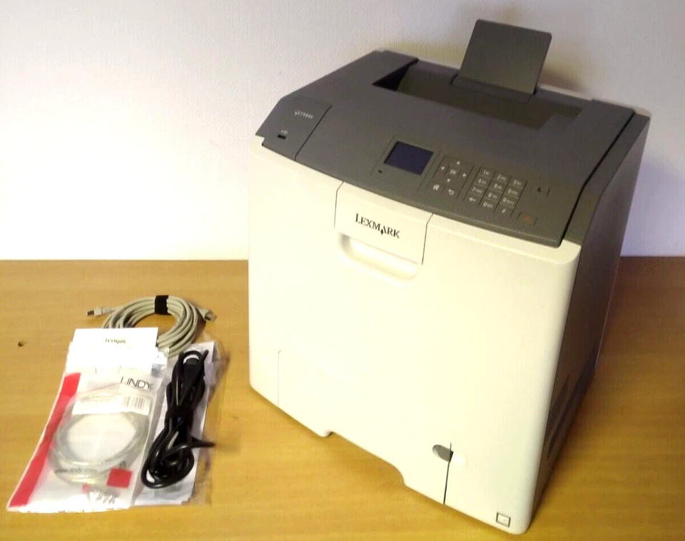 Special Offer 4 Pieces Lexmark C746DN Color Laser Printer Network Printer Color - Image 2 of 4