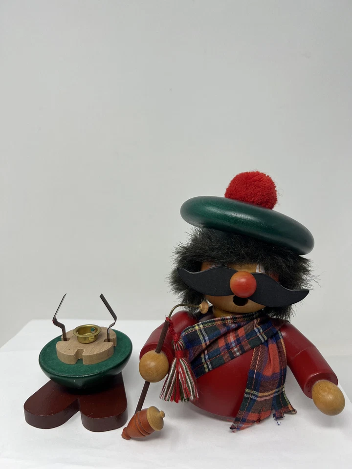 Quemador ahumador de incienso de madera escocés alemán irlandés Foto 3 de 4