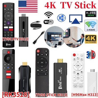 Media Player Fire TV Stick 8K HD Android 14.0 WiFi Bluetooth Voice Remote 