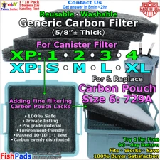 For API Rena FilStar XP1,XP2,XP3,XP4,XP-S,XP-M,XP-L,XP-XL 729A Compatible Carbon