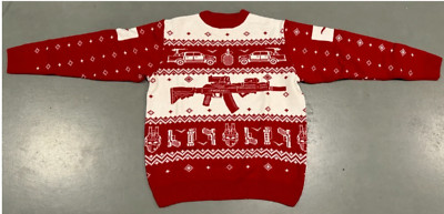 AK47 Christmas Kalashnikov Sweater - MADE IN RUSSIA