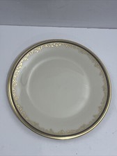 Lenox Eclipse China Salad Plate Gold Scroll B...