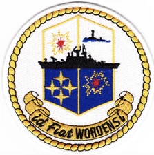 4" NAVY USS WORDEN CG-18 EMBROIDERED PATCH