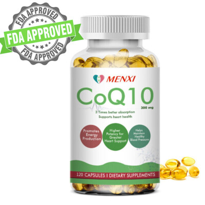 Coenzyme Q-10 300mg Antioxidant,Heart Health Support,Increase Energy & Stamina