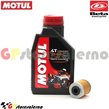 KIT TAGLIANDO OLIO + FILTRO MOTUL 7100 10W40 1L BETAMOTOR 400 RR ENDURO 4T 2009