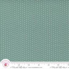 Moda CHRISTMAS FAIRE 7398 14 Blue Polka Dot CATHY HOLDEN Quilt Fabric