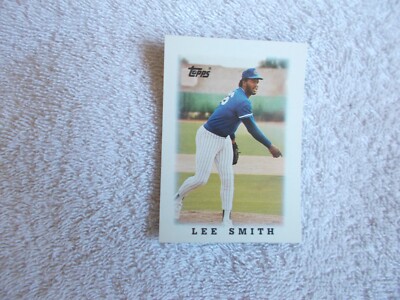Topps Chewing Gum 1988 MLB ''LEE SMITH'' #44 Chicago Cubs Trading Card s