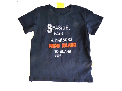 Steiff seaside shirt, dark blue size 92 + 98