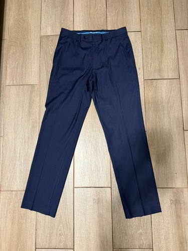 Van Heusen Cool Flex Navy Slim Fit Suit 38R Jacket 32x32 Pants - Picture 11 of 18