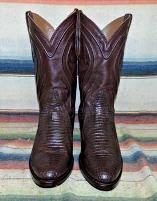 Mens Rujo The Marcus Brown Teju Lizard / Leather Cowboy  display picture 2