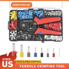 Ferrule Crimping Tool Kit Self-adjustable Wir...
