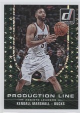 2014 Panini Donruss Production Line Assists Swirlorama Kendall Marshall #2 0f8