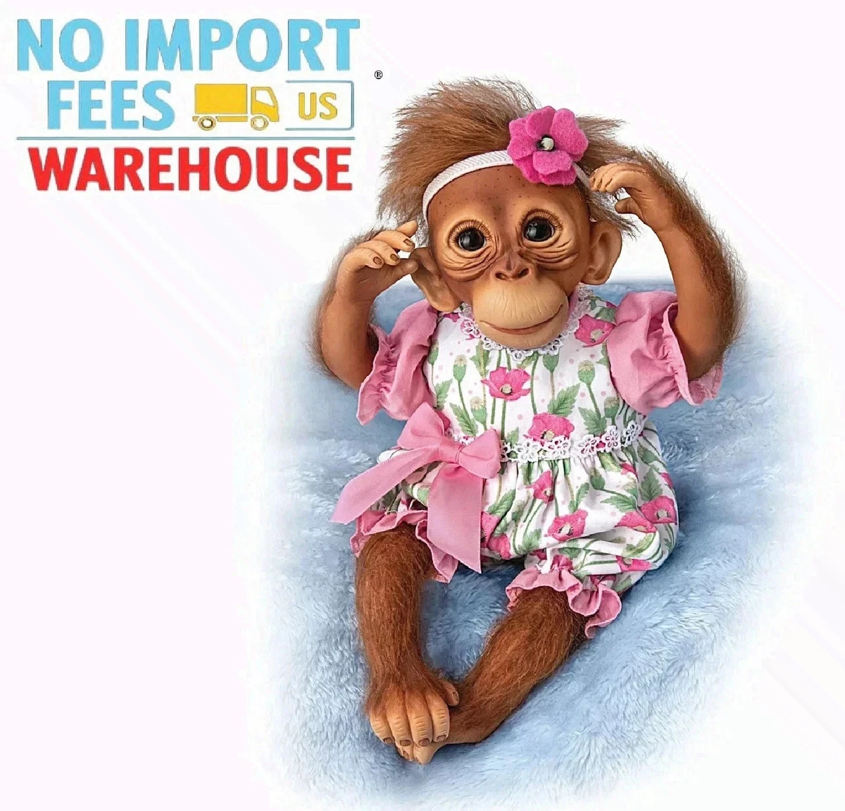 Ashton Drake Monkey Doll In Ashton Drake So Truly Real Dolls for