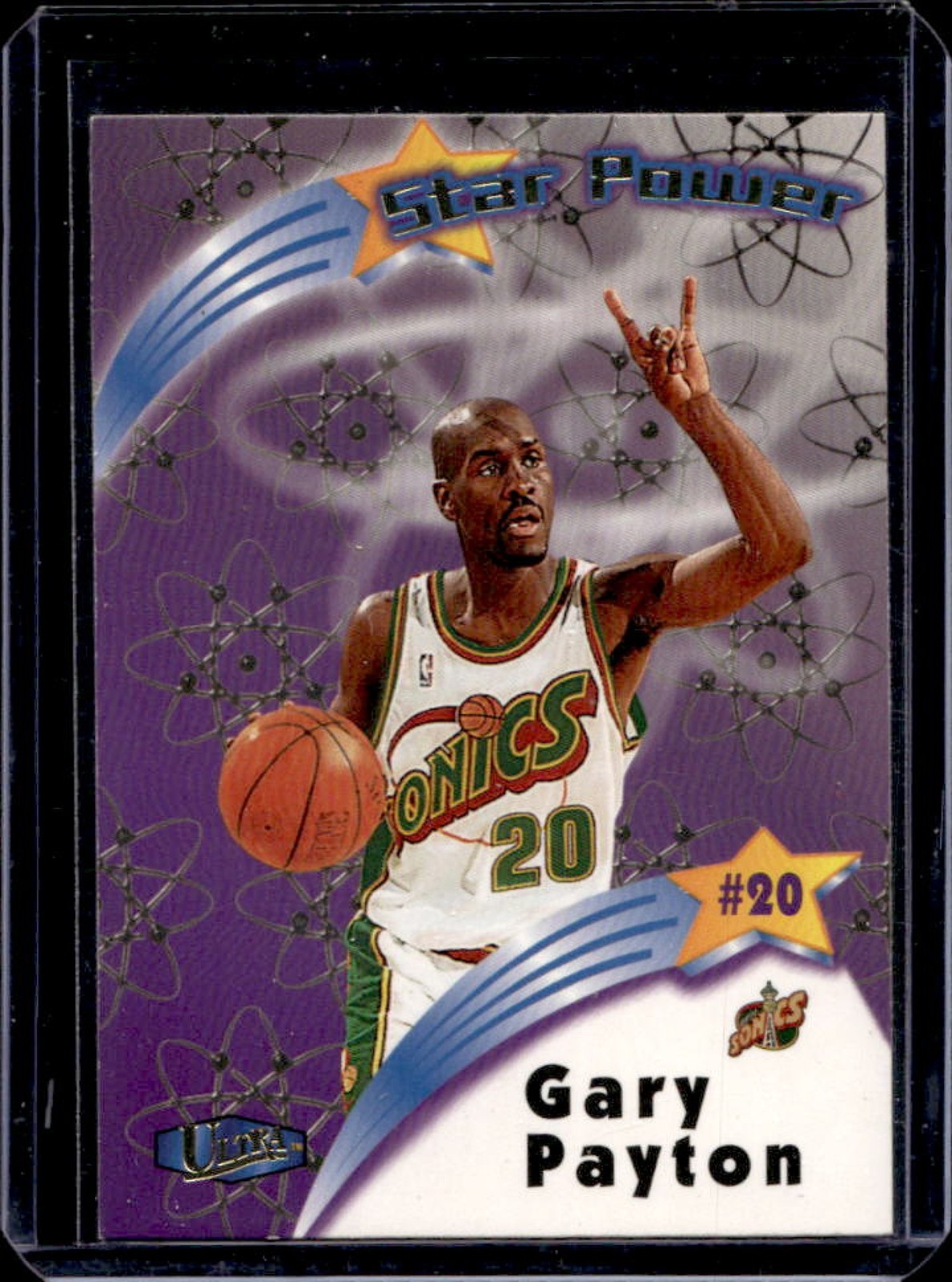 1997-98 Fleer Ultra Gary Payton Star Power #12 SP SuperSonics