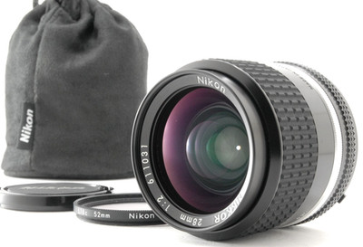 SIC [Near MINT] Nikon Ai-S Nikkor 28mm F2 AIS MF Wide Lens Late S/N 611xxx JAPAN
