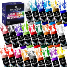 24 Color Pigment Paste for Epoxy Resin Set   Vibrant, Long-Lasting, Uv-Resistant