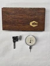 Alina Geneve .0001" Dail Test Indicator - M31 - Made in Switzerland w/ Wood Case