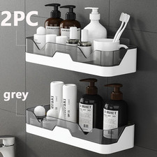 2xCaddy Shelf Adhesive Bathroom Shower Shelf Rack Storage Organizer Wall Sticker