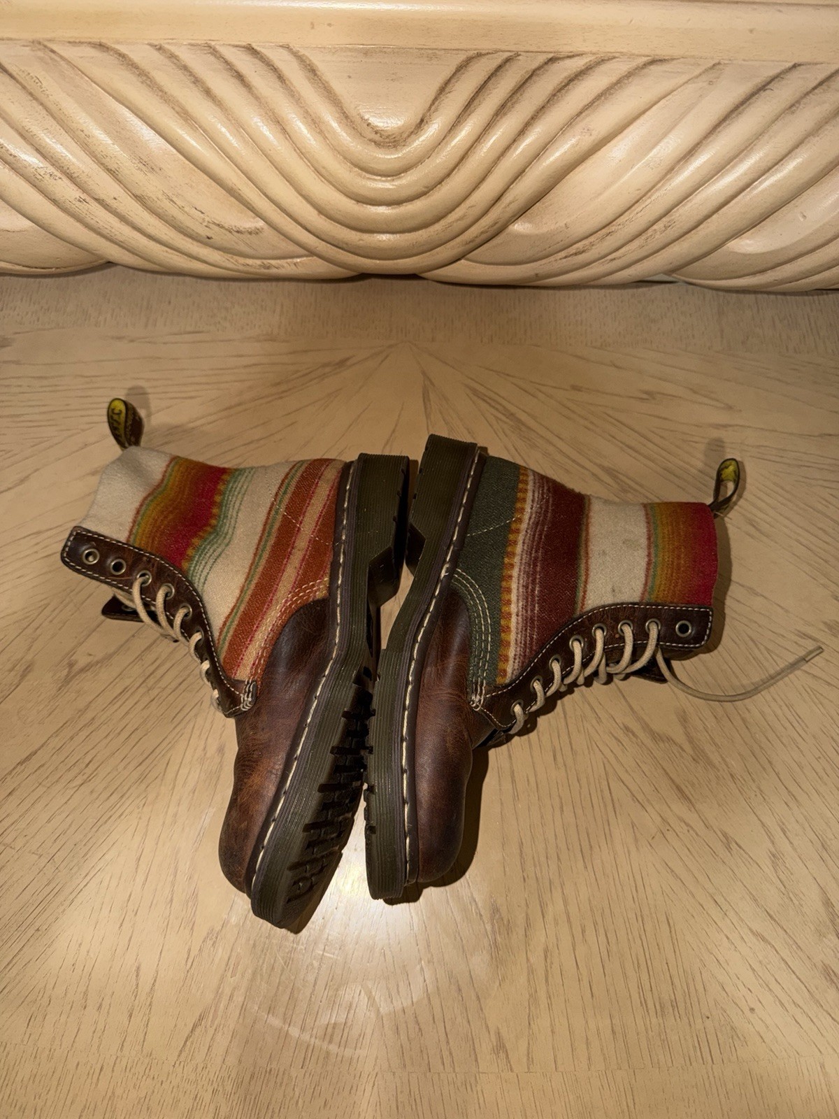 Doc Martens Santa Fe 1460 Boots Womens Sz 8 EU 39 Pendelton See Pics thumbnail 5