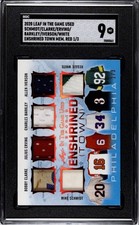 2020 Leaf ITG Used Sports Philadelphia Enshrined Town Relics Red Foil #1/3 SGC 9
