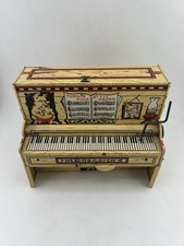 Vintage 1940 Lil Abner DogPatch Band Tin Litho Piano Missing Players