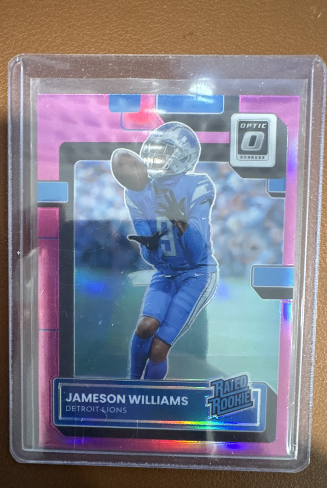 2022 Panini Donruss Optic - Rated Rookie Jameson Williams #208 Pink Prizm (RC)