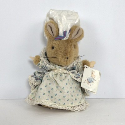 Vintage 1989 Eden Toys Beatrix Potter Lady Mouse Plush 8  Frederick Warne