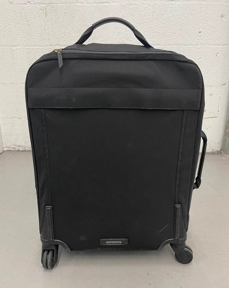 TUMI Voyageur Super Leger 21" 4 Wheel Carry-On Bag Spinner Black Gold Excellent - Image 2 of 4