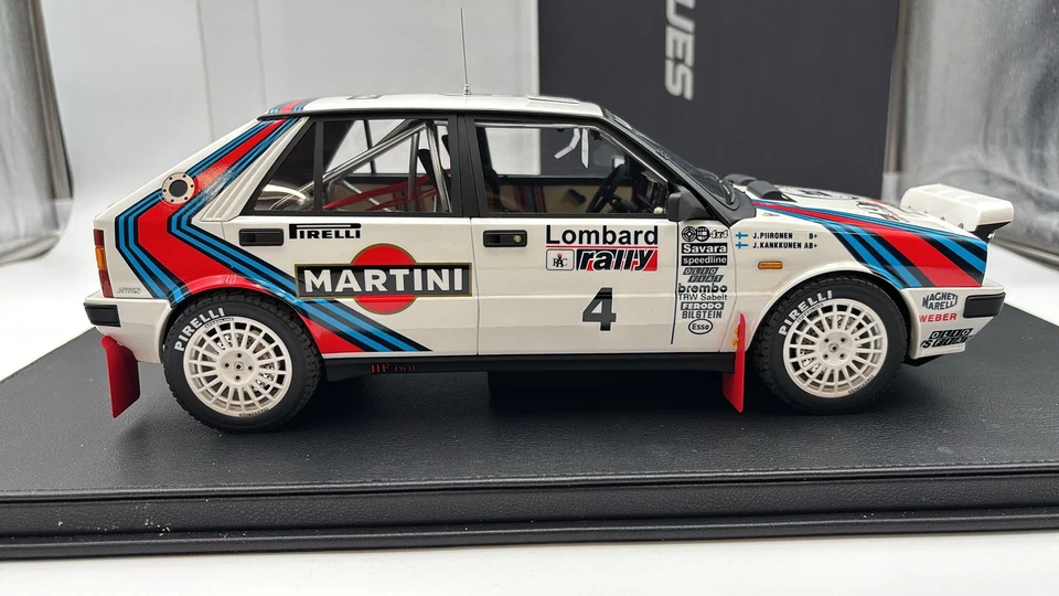 TOPTMR1263C Top Marques Lancia Delta HF 4WD No.4 Winner Lombard RAC 1987 1 - Immagine 3 di 4