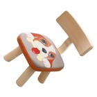 Children Back Chair Kids Back Stool Puppy Pattern Stool Children Back Chair