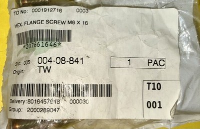 BRP OEM SkiDoo hexflangescrew m6x16 207661646 (pk of 11) new