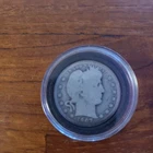 1907 Silver 90%  Barber Quarter 25c