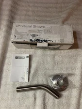 Delta Universal Shower Arm and Flange Stainless || U4993-SS
