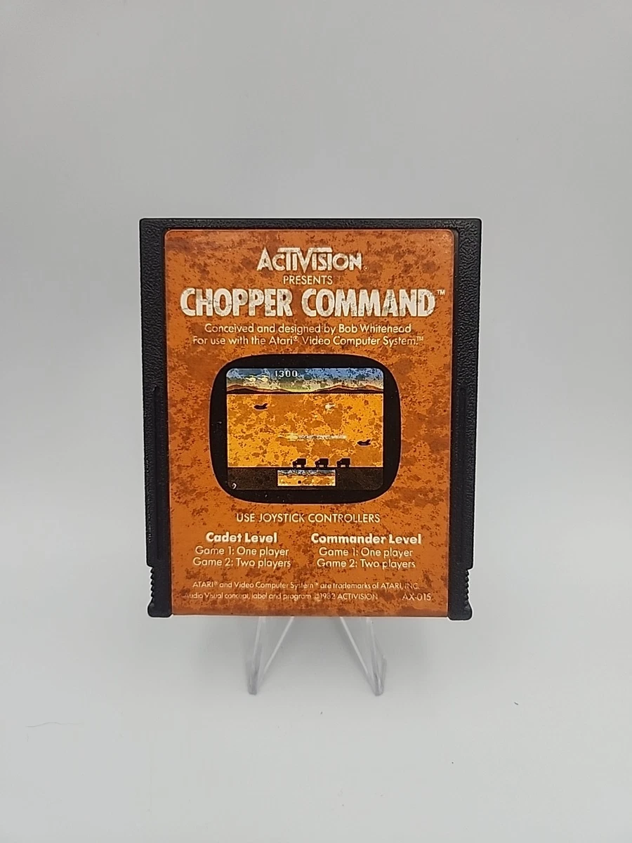 Patch Activision Chopper Command – Jeu Atari 2600 – 1982 – Jamais Utilisé