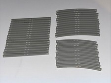LEGO VINTAGE TRAIN RAILWAY PARTS TRACK STRAIGHT X17 CURVES X11 AND X13 2 ANGLES