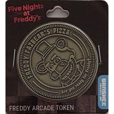 Five Nights At Freddy's Freddy Fazbear's Pizza 1987 Arcade Token Coin *Official*