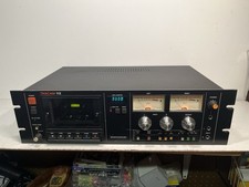 Tascam 112 Rack Mountable Studio Cassette Deck.Functions, But Will Need Service.