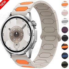 Silicone Magnetic Watch Band 18/20/22mm Universal Smart Watch Strap Bracelet