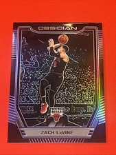 2018-19 Panini Obsidian Purple #6 Zach Lavine 8/49 Jersey # Bulls