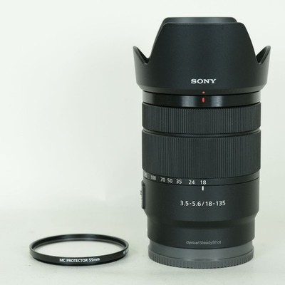 With genuine filter SONY E 18 135mm F3.5 5.6 OSS SEL18135 SONY E Mount