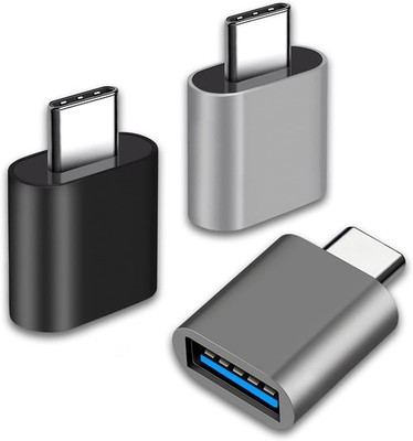 3-Pack USB C to USB Adapter Type C Thunderbolt 4 OTG Converter USB C Male to USB