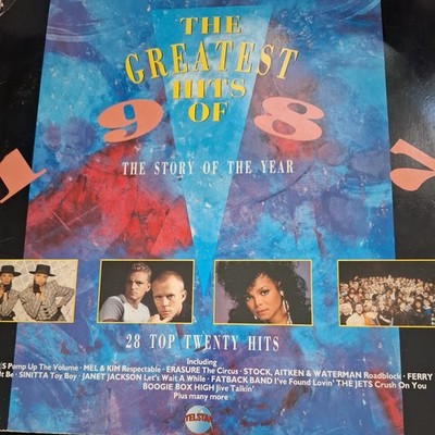 The Greatest Hits Of 1987 - The Story Of The Year - 1987 UK 28-track vinyl LP