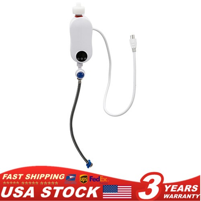 #ad #ad 110V Instant Hot Water Heater With Shower Head Tankless Electric Shower 3500W US $38.38