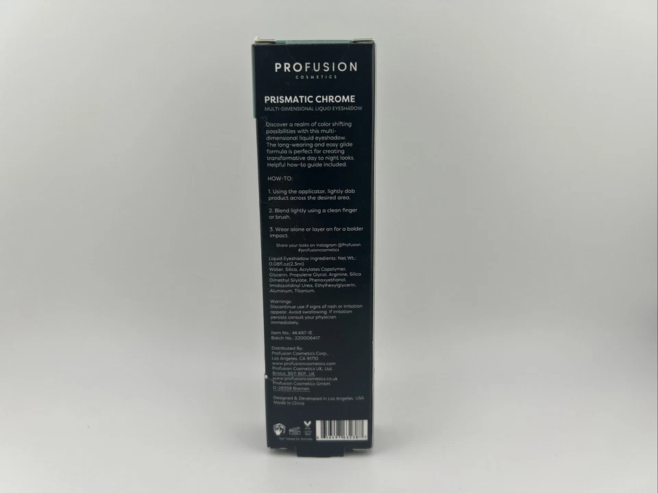 Profusion: Sombra de ojos líquida multidimensional cromada prismática - Insomnio Foto 3 de 4