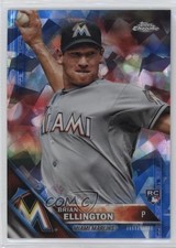 2016 Topps Box Set Chrome Sapphire Edition /250 Brian Ellington #226 0j53