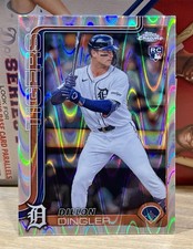 2025 Topps Chrome Dillon Dingler RC #274 RayWave Refractor Detroit Tigers