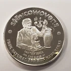 1977 Engelhard 1 oz .999 Silver Round Stevcowovens Yarns - PQ Example - U2890